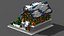 Xmas House Voxel - 4