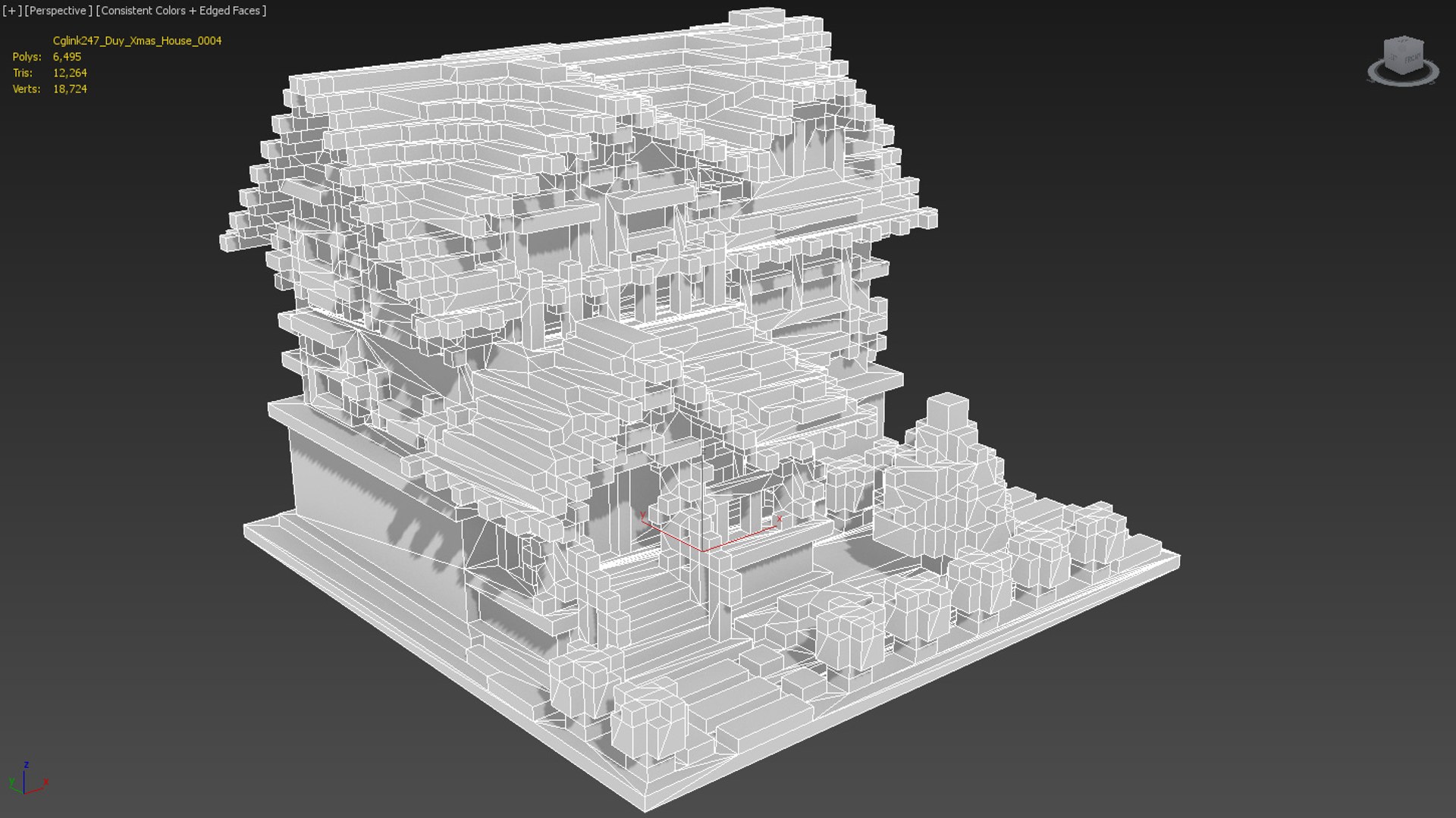 voxel xmas house 4 3D model https://p.turbosquid.com/ts-thumb/fk/bjziRH/ARHXIVPk/wireframe/jpg/1543395302/1920x1080/fit_q87/d05b0e1b37e2c995e3857e09e644c4f4c5faecea/wireframe.jpg