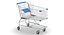 real shopping cart 3D model