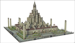 3D castle fantasy