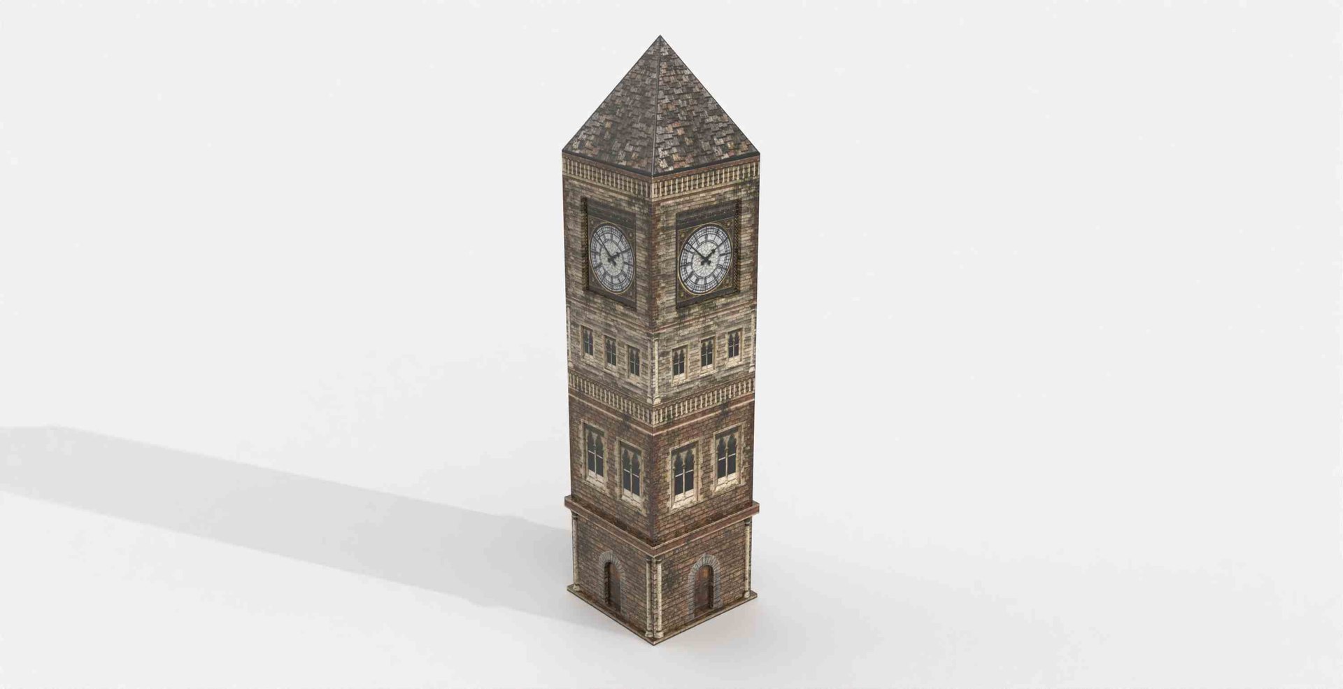Low-Poly Victorian Brick Clock Tower 3D model https://p.turbosquid.com/ts-thumb/fk/hNY43d/Dh/8/jpg/1791108346/1920x1080/fit_q87/06ddcbe787ec12d026117e2c00fe2efe2b43f4fd/8.jpg