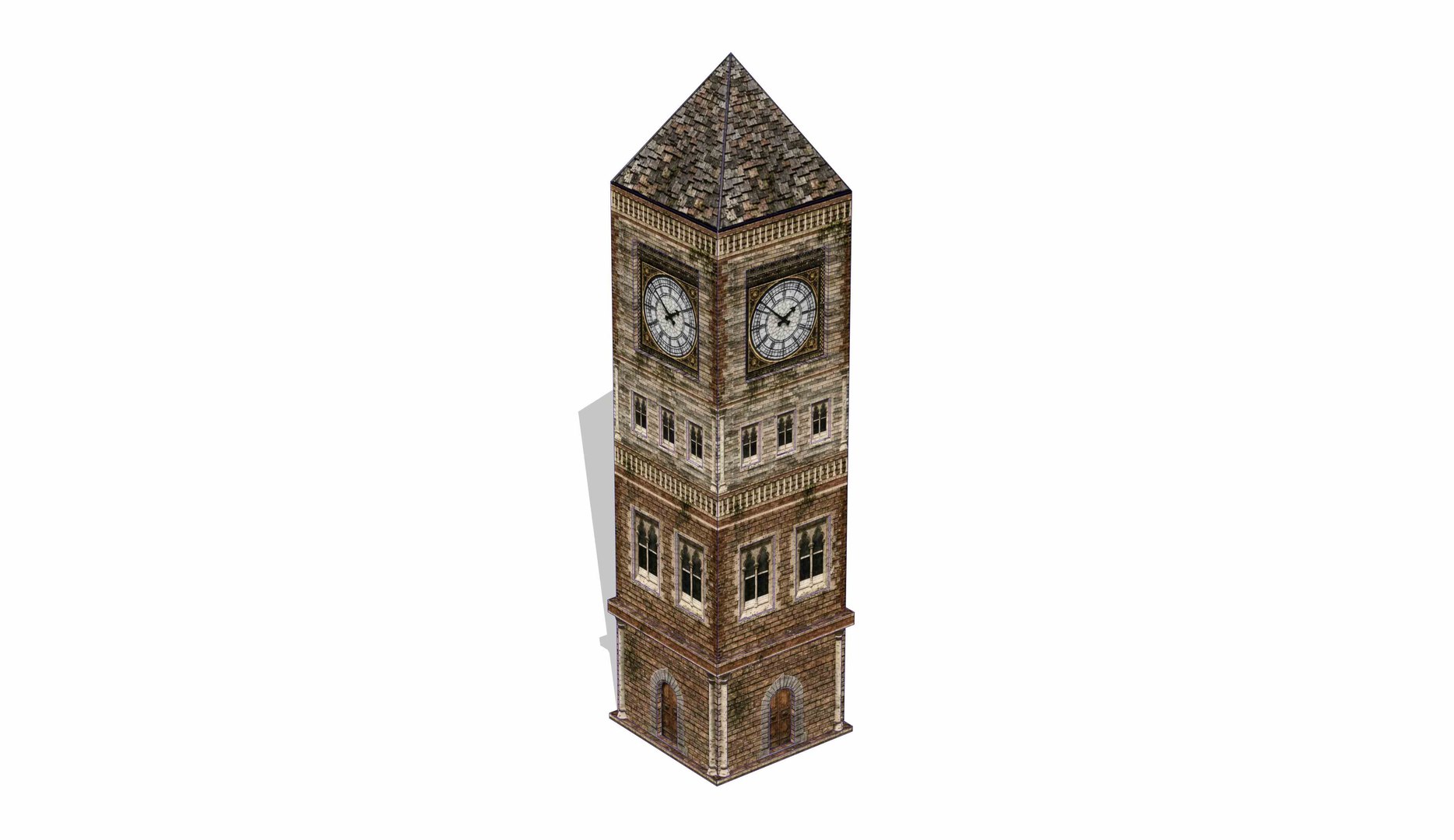 Low-Poly Victorian Brick Clock Tower 3D model https://p.turbosquid.com/ts-thumb/fk/hNY43d/ko/3/jpg/1791108344/1920x1080/fit_q87/f10440d65180ebf0606e132351cab7a1b6ed043a/3.jpg
