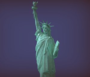 3D statue liberty
