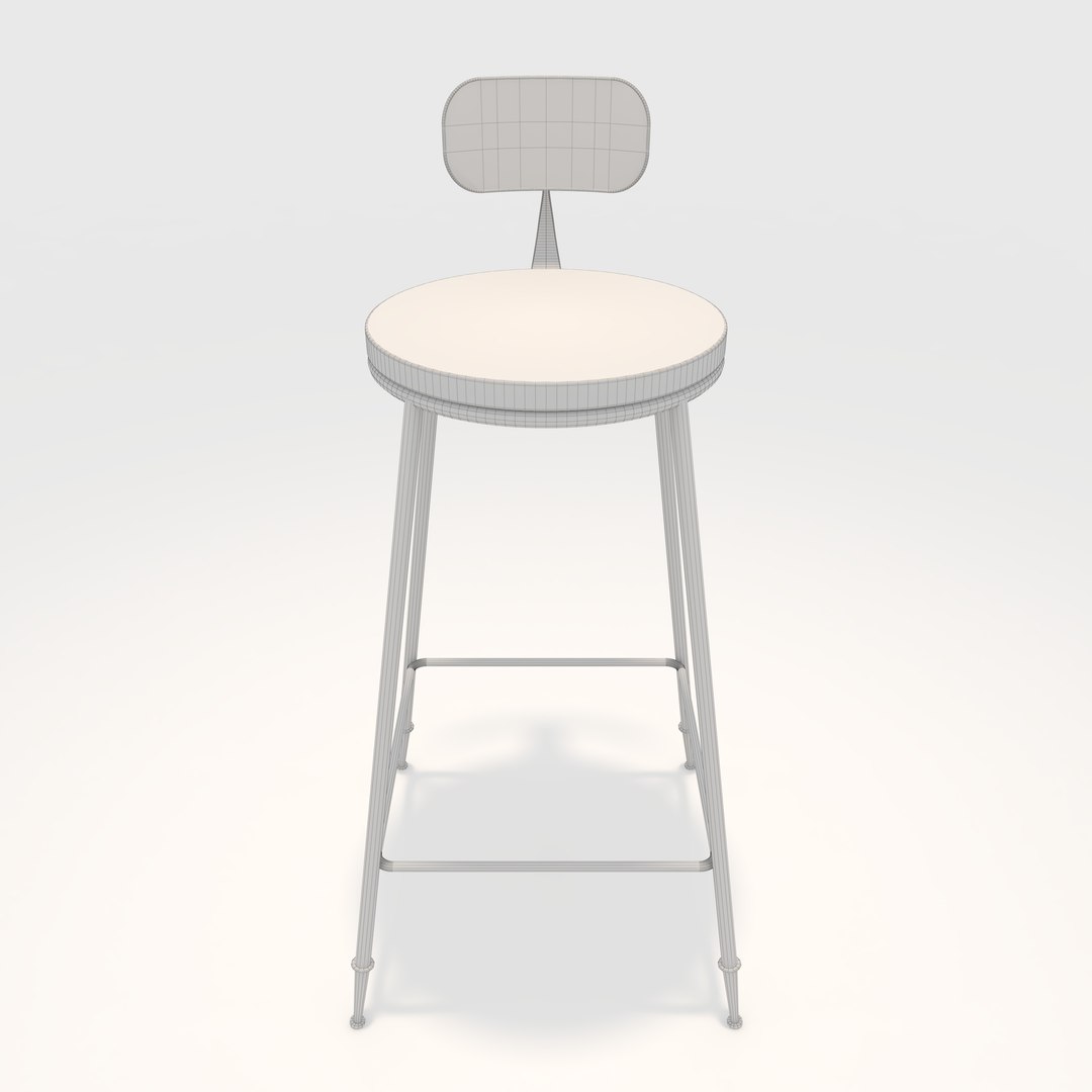 3D Bar Stool 1 Model - TurboSquid 2297652