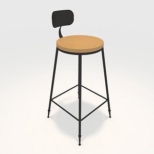 3D Bar Stool 1 model