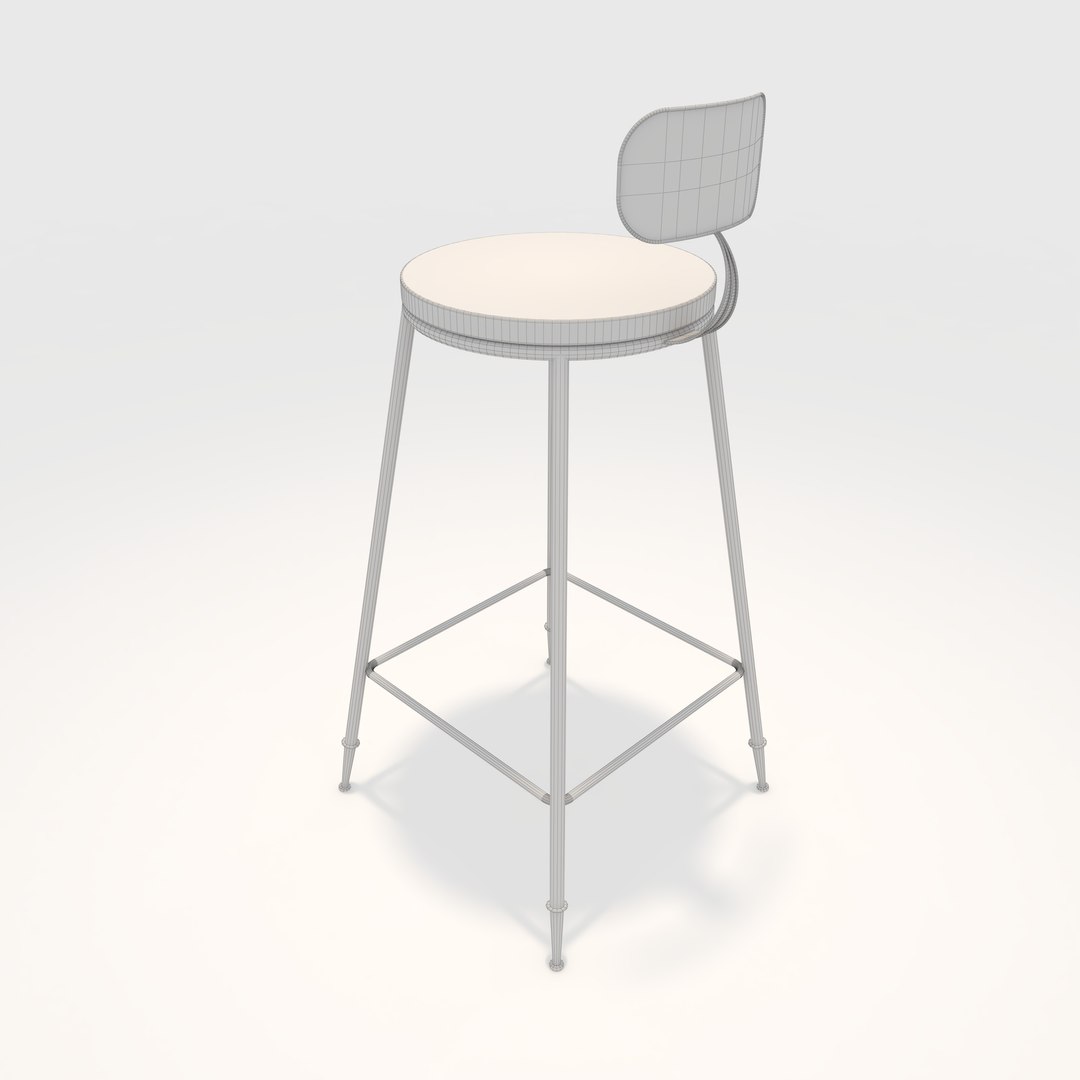 3D Bar Stool 1 Model - TurboSquid 2297652