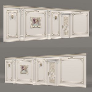 Wall Molding in Classic French style 48