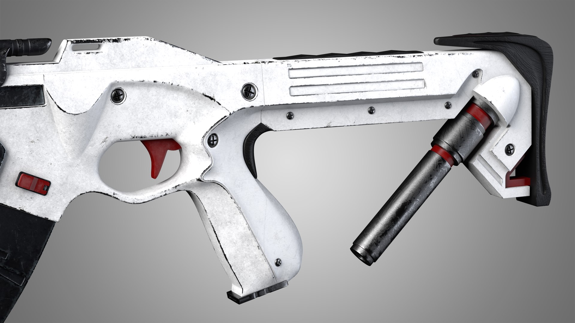 Sci-Fi Rifle 01 3D Model - TurboSquid 1982486