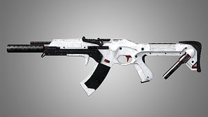 Sci-Fi Rifle 01 3D model