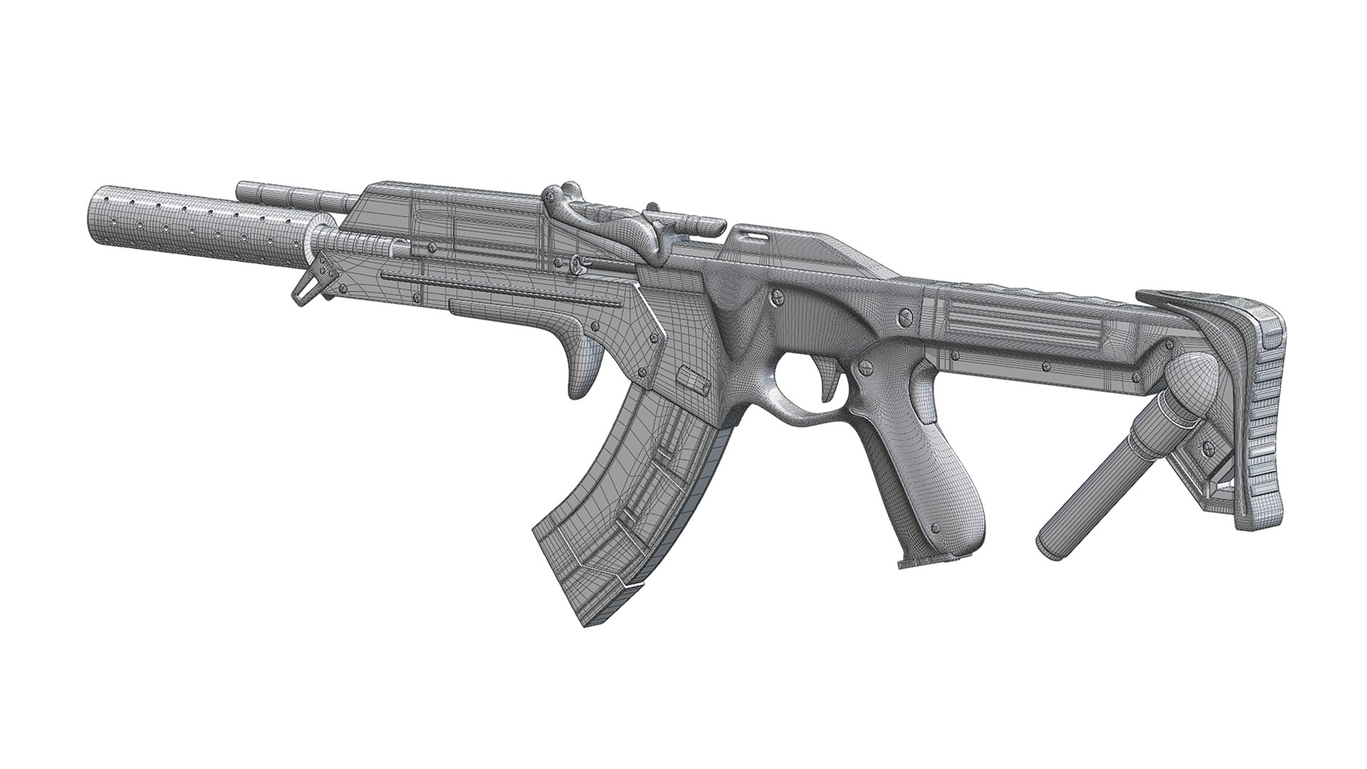 Sci-Fi Rifle 01 3D Model - TurboSquid 1982486