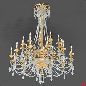 chandelier light 3d model