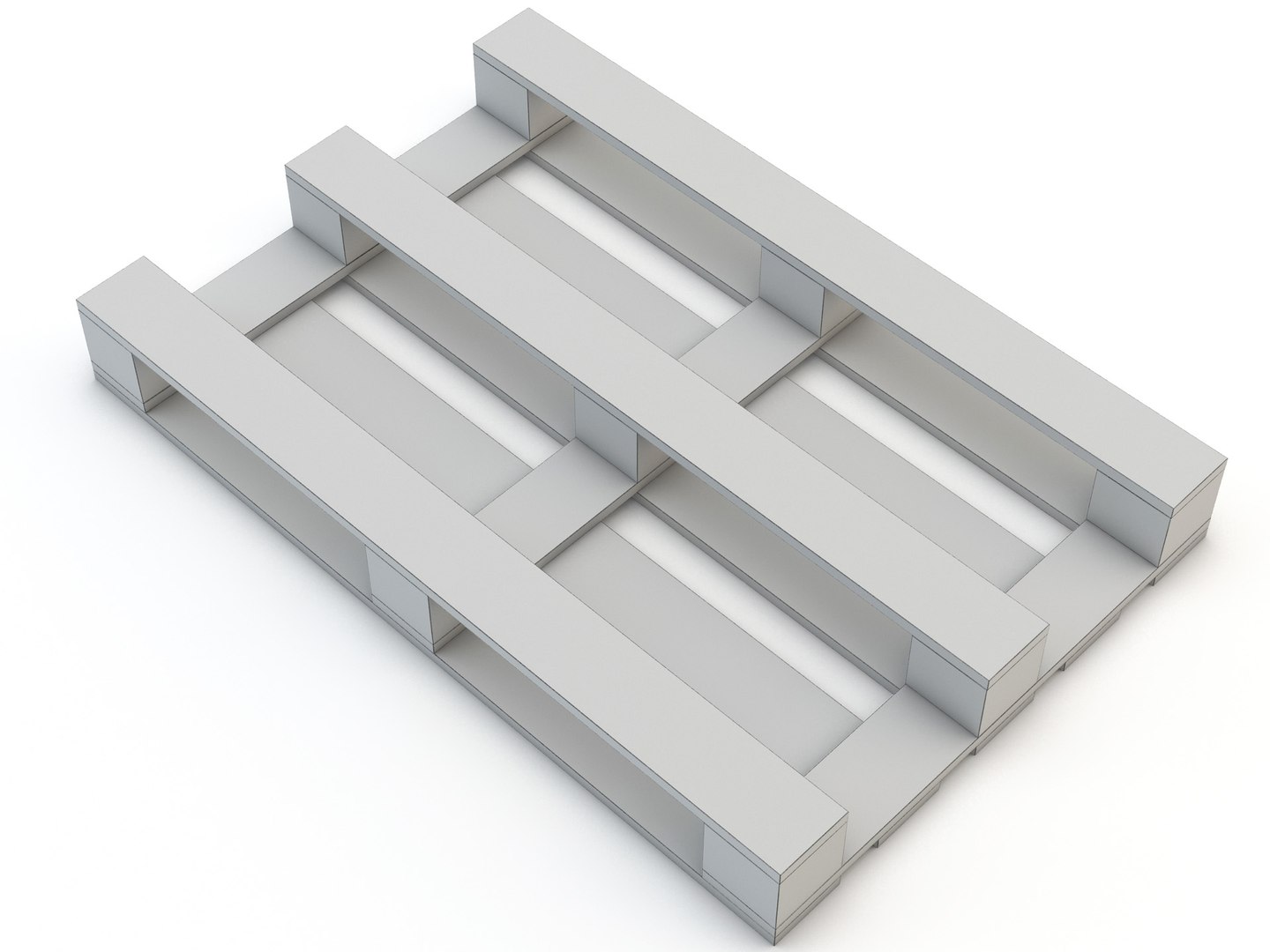 3d Model Of Pallet Industrial Modelled