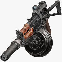 AKS-74U Tactical - Triple A Game Ready