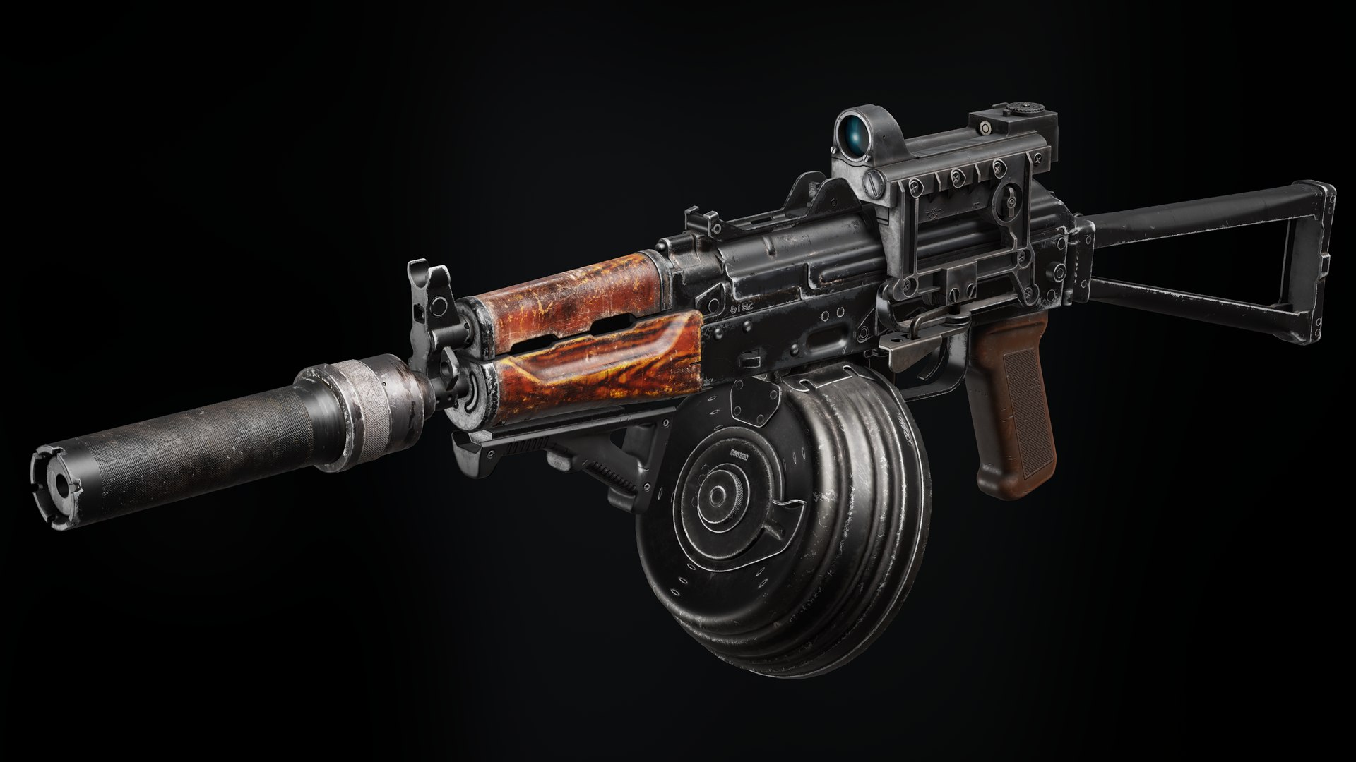 模擬銃(自動小銃R-74u型) 模擬銃(自動小銃R-74u型)