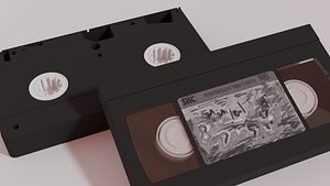 vhs cassette 3D model