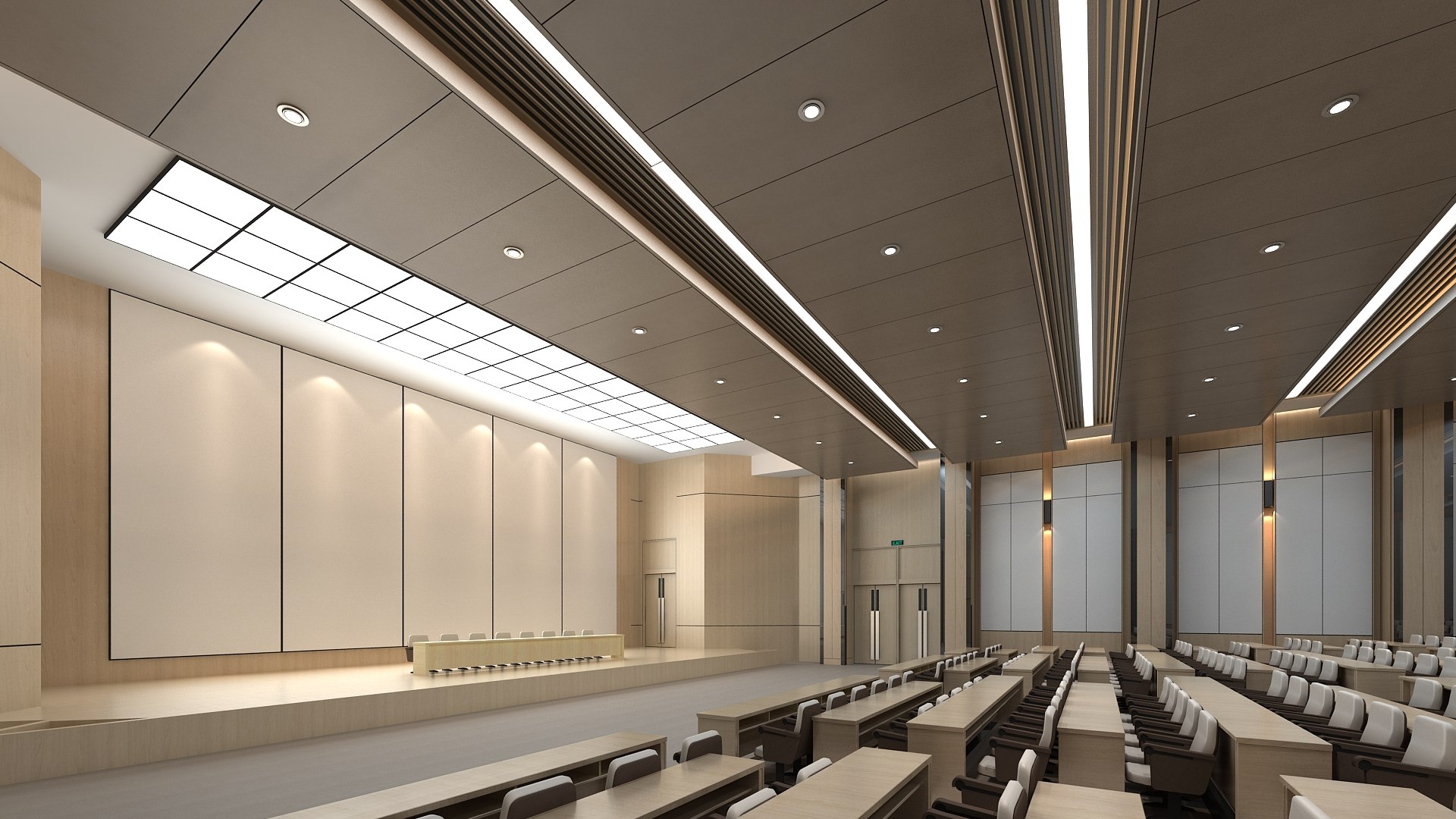 Lecture Hall 04 3D Model - TurboSquid 2106528