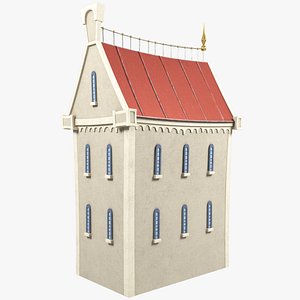 3D stylized old city model
