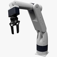 EVA Industrial Robot Rigged for Cinema 4D