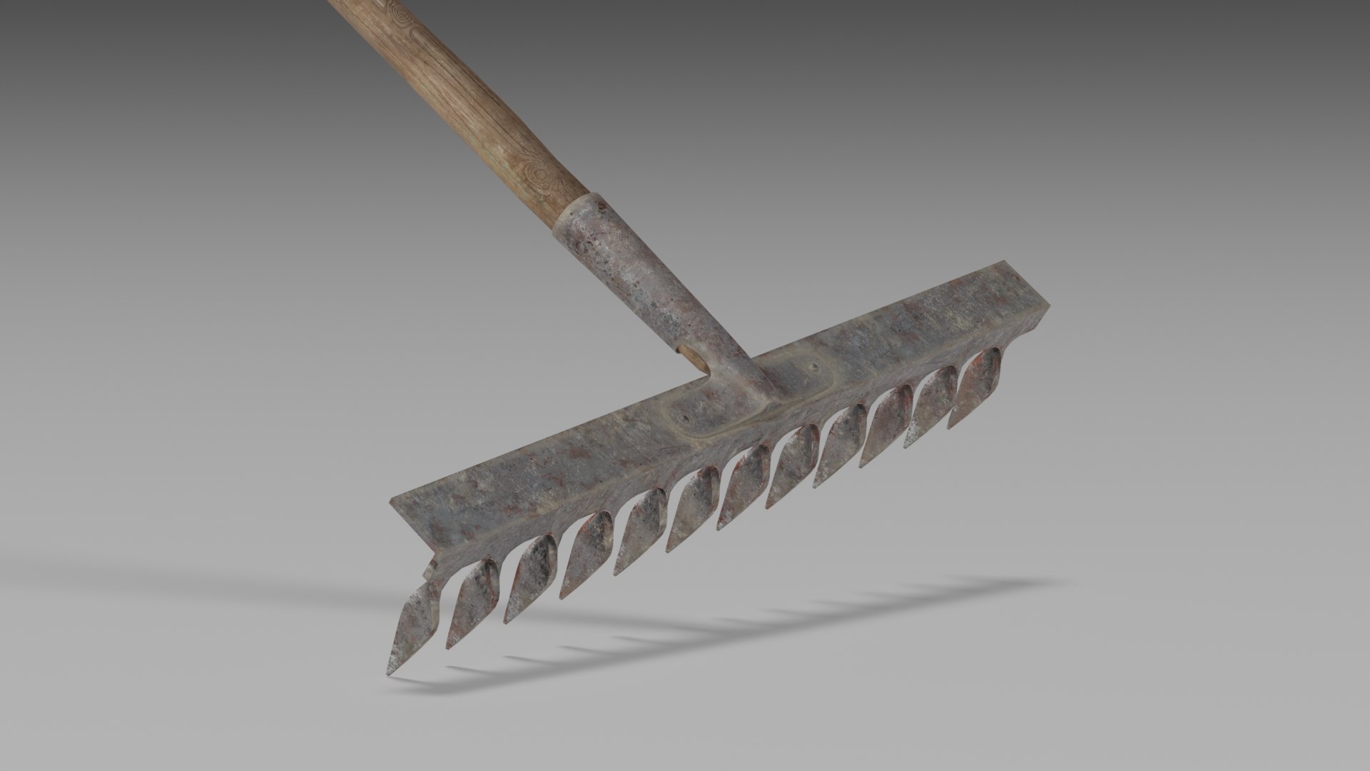 Old Rake 3D Model - TurboSquid 1935224