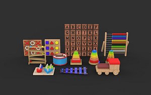Montessori Toys 3D model