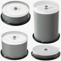 CD DVD Bluray Discs Storage Cakebox Collection
