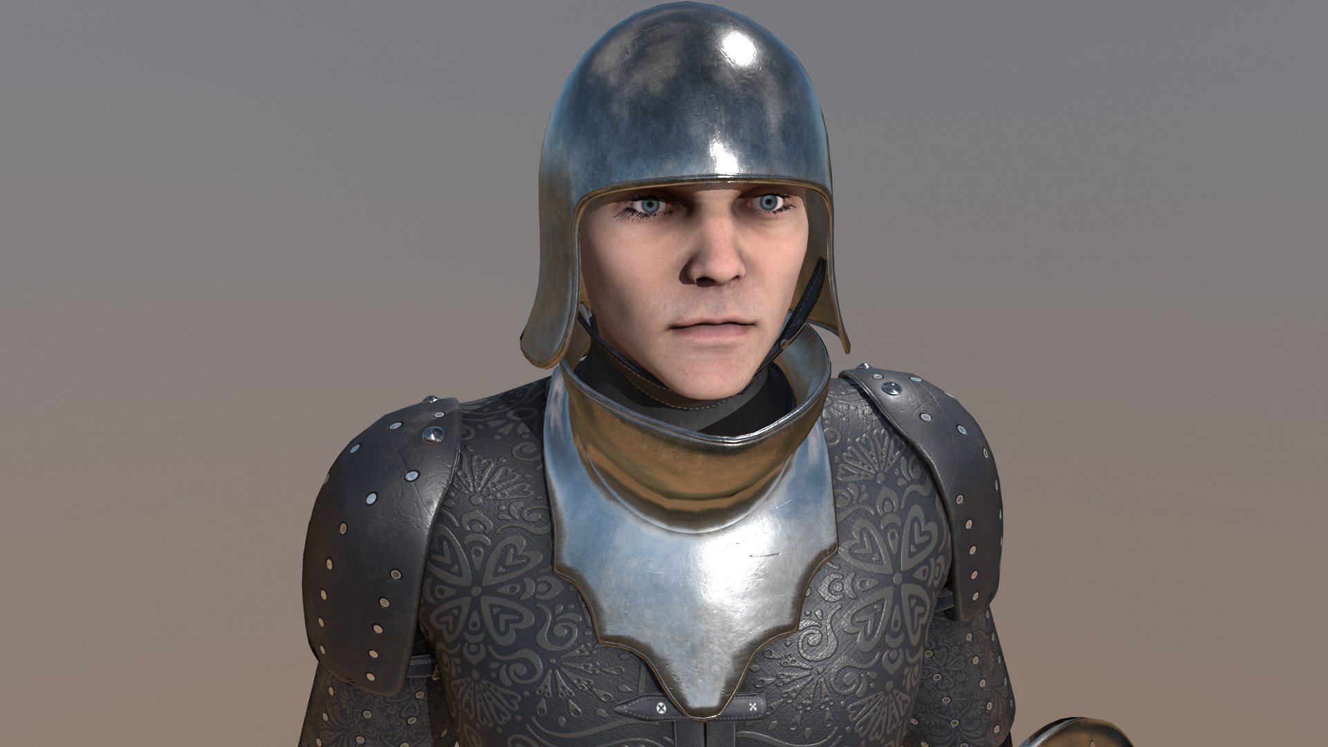3D model knight male character - TurboSquid 1666577
