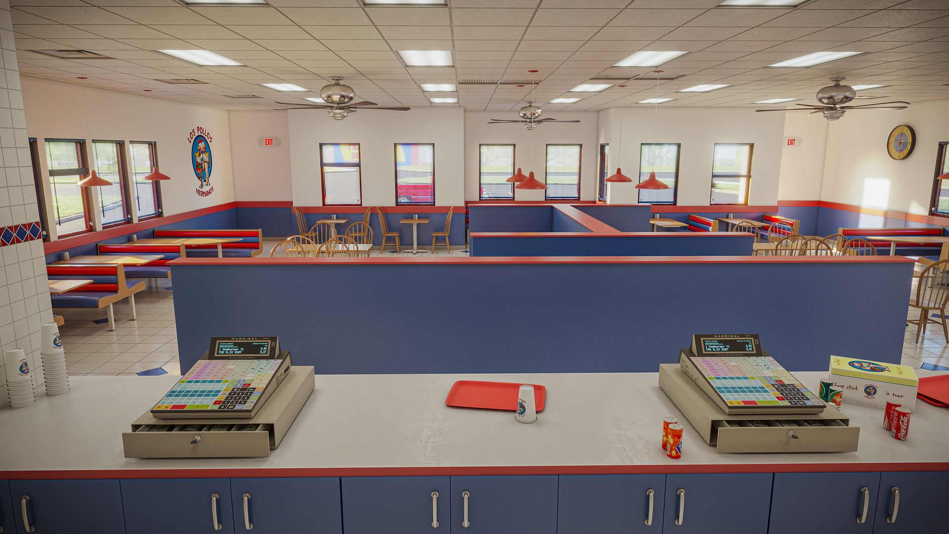 Los Pollos Hermanos Retaurant 3D - Turbosquid 1886562