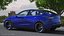 Tesla Model Y Blue 3D Model