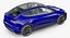 Tesla Model Y Blue 3D Model