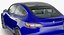 Tesla Model Y Blue 3D Model