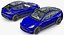 Tesla Model Y Blue 3D Model