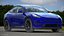 Tesla Model Y Blue 3D Model