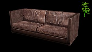 OLD-SCHOOL LOW-POLY SOFA