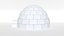 igloo cartoon 3D