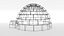 igloo cartoon 3D