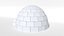 igloo cartoon 3D
