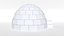 igloo cartoon 3D