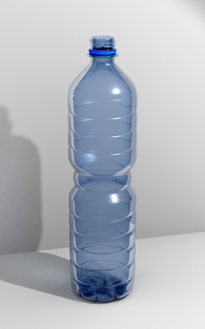 Simple plastic bottle 3D model - TurboSquid 1575737