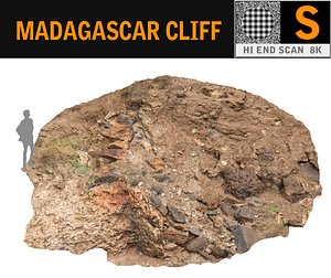 madagascar cliff rock model