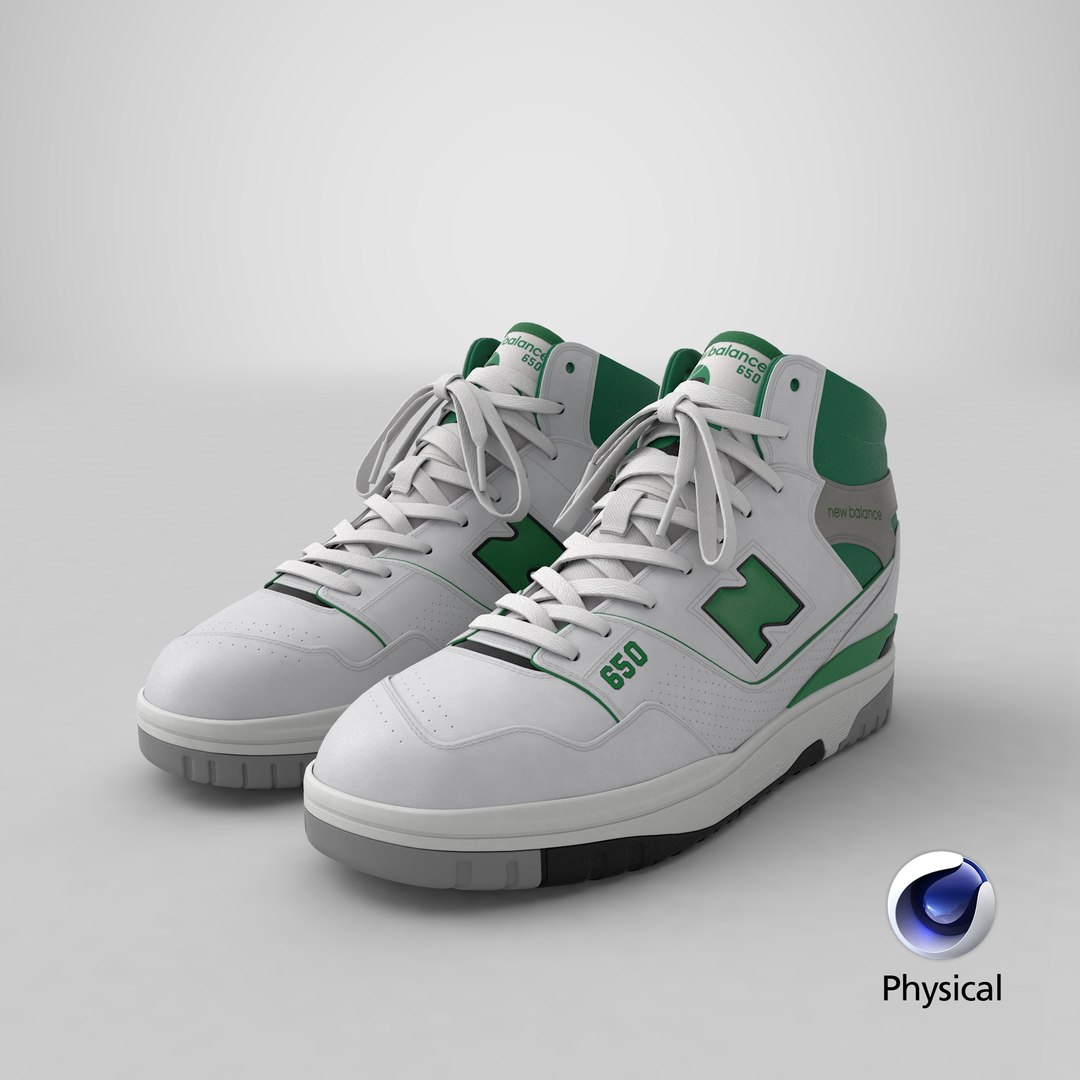3D New Balance 650 Green TurboSquid 1975688