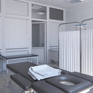 Massage Medical Room 2 3D model