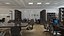 3D Office Interior Collection 01 model