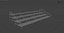 portable bleacher unit 04 3D model