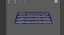 portable bleacher unit 04 3D model