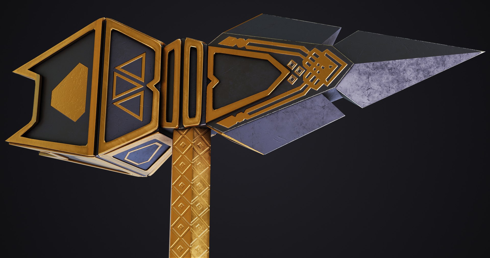3D Battle Hammer 04 PBR Unity UE V-Ray Textures Included model https://p.turbosquid.com/ts-thumb/fl/LVAnSo/0V/hammer04_00026/jpg/1659001777/1920x1080/fit_q87/5782880927e256e622939af033db9088bd1a5a97/hammer04_00026.jpg