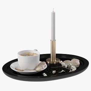 Coffee set 06 3D model