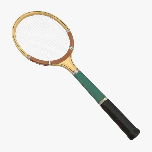 tennis racket 02 3d model