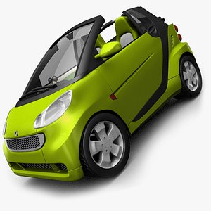 Smart Fortwo cab opened