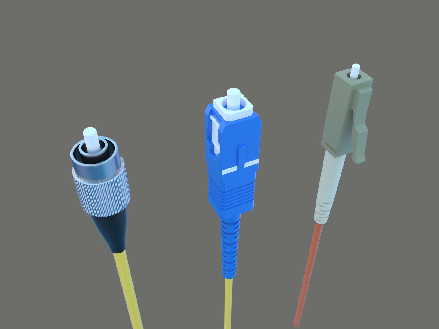 Fiber Optic Connector 3D TurboSquid 2020859