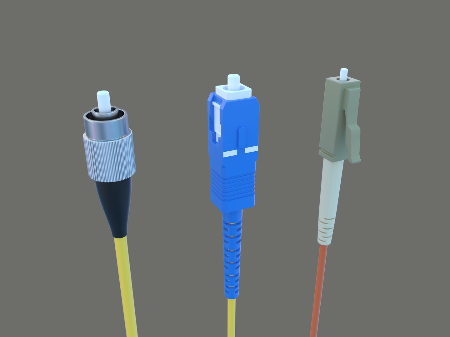 Fiber Optic Connector 3D TurboSquid 2020859